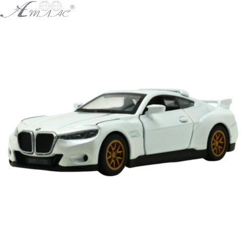Машинка Techno Drive BMW 3 CSL білий 250948 Машинка Techno Drive BMW 3 CSL білий 250948