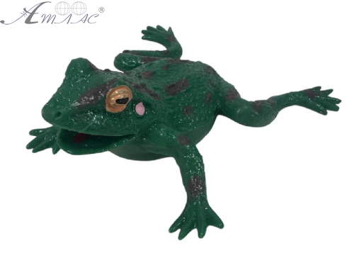 Игрушка Силиконовая тянучка Лягушка зеленая 10см 07143 Игрушка Силиконовая тянучка Лягушка зеленая 10см 07143