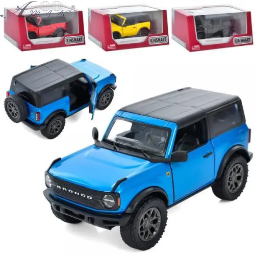 Машинка Kinsmart Ford Bronco 2022 рік KT5438WB фото 2 Машинка Kinsmart Ford Bronco 2022 рік KT5438WB фото 2