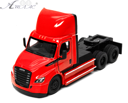 Машинка Kinsmart Freightliner eCascadia грузовик Красный KT5466W Машинка Kinsmart Freightliner eCascadia грузовик Красный KT5466W