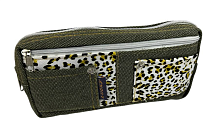 Пенал шкільний LUCKY на двох змійках із кишеньками  F2223-4