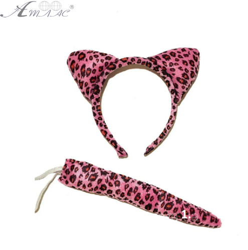 Іграшки Обруч Вушки Леопарда з хвостом 4 кольори 10720 фото 2