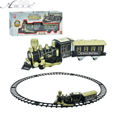 Игрушка Железная дорога Classic Train со светом и звуком 3122А фото 2 Игрушка Железная дорога Classic Train со светом и звуком 3122А фото 2
