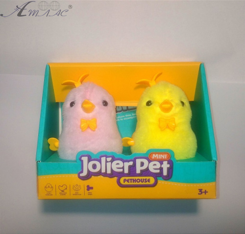 Іграшка Курчата заводні 2 штуки 9 см МТ-2003 Іграшка Курчата заводні 2 штуки 9 см МТ-2003