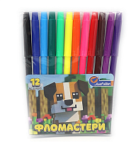 Фломастери Josef Otten 12 кольорів Песик  828-12F