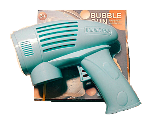 Игрушка Пистолет Bubbles Gun Голубой для пускания мыльных пузырей BL354 фото 2 Игрушка Пистолет Bubbles Gun Голубой для пускания мыльных пузырей BL354 фото 2