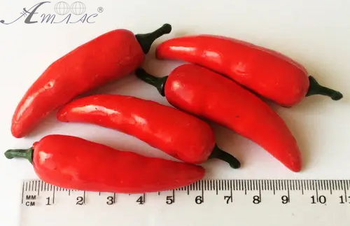 Декор Перец острый чили красный 7см 17433 Декор Перец острый чили красный 7см 17433