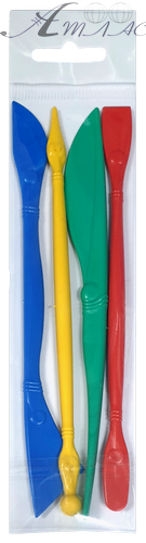 Стеки для пластиліну набір 4 шт 16 см AS-0207 фото 2 Стеки для пластиліну набір 4 шт 16 см AS-0207 фото 2