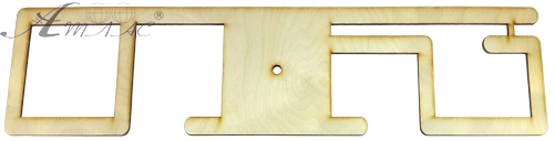 Основа для часов из фанеры 4 мм № 25 Две цифры 12 х 48 см AS-4574 Основа для часов из фанеры 4 мм № 25 Две цифры 12 х 48 см AS-4574