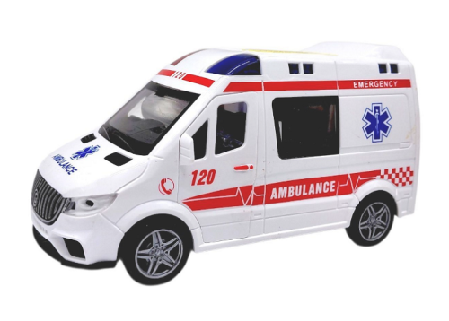 Игрушка Машинка Скорая Помощь с дымом инерционная 17 см YM-9930F Игрушка Машинка Скорая Помощь с дымом инерционная 17 см YM-9930F