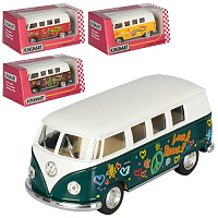 Машинка Kinsmart WV BUS T1 Hippie car 1962г  KT5060FW