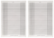 Трафарет зебра № 1/2 для разлинеивания бумаги 02155