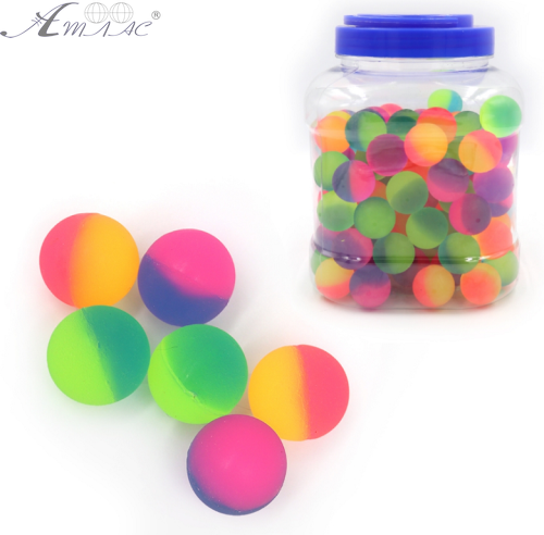 Іграшка М'яч стрибунець 2,7 см неон подвійний  9533-2,7