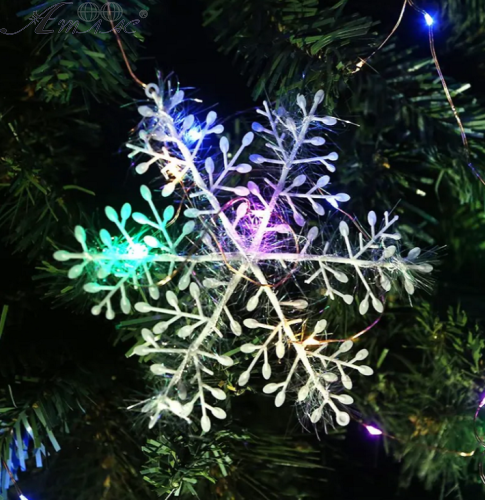 Декор Сніжинка набір з 3 штук 20 см 0645-20 фото 2 Декор Сніжинка набір з 3 штук 20 см 0645-20 фото 2