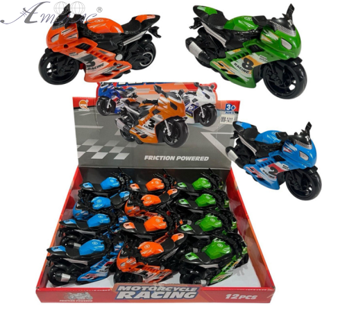 Іграшка Мотоцикл Спорт інерційний 14 см 888-9 фото 2 Іграшка Мотоцикл Спорт інерційний 14 см 888-9 фото 2