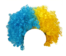 Парик Желто- Синий на резинке  13309