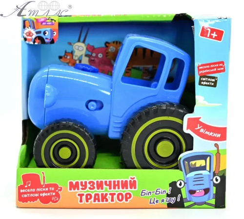 Іграшка Трактор Музичний 13 см пластик  ТК-11203