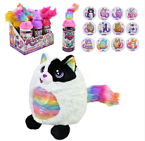 Игрушка мягкая Кот полосатый рыжий 11 см. С6303