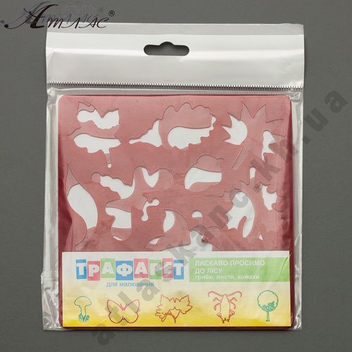 Трафарет "В Лесу" 13 см 2 шт AS-0253, К-9065м фото 2 Трафарет "В Лесу" 13 см 2 шт AS-0253, К-9065м фото 2