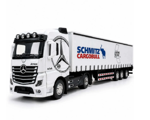 Машинка Mercedes Actros фура белая металл инерционная 31см 2627 Машинка Mercedes Actros фура белая металл инерционная 31см 2627