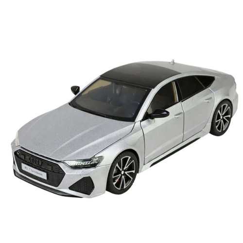 Машинка Автопром Audi RS7 Sportback серебристая металл свет звук 20см AP7754 Машинка Автопром Audi RS7 Sportback серебристая металл свет звук 20см AP7754