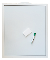 Дошка Магнітна сухостираюча з рамкою із МДФ 65*54см вертикальна  AS-7025