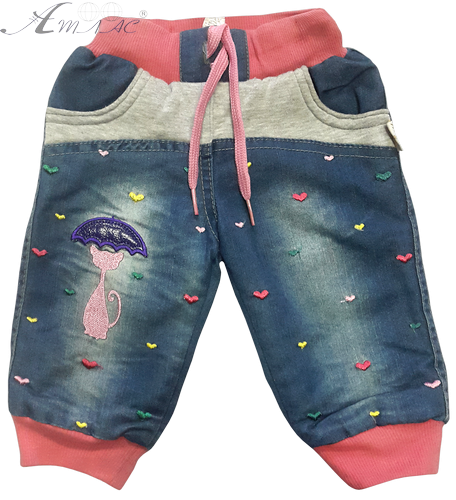 Джинсы на меху для девочки р. 6-24 мес 13119 Джинсы на меху для девочки р. 6-24 мес 13119