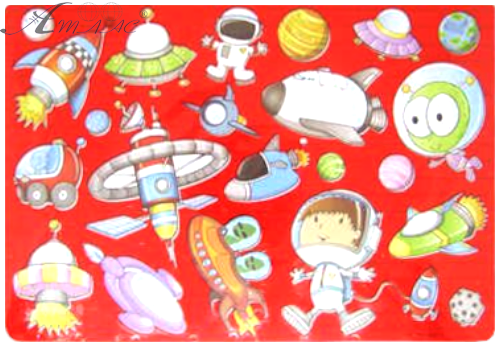 Трафарет "SCHREIBER" космос, пластиковий 185 х 267 х 12 мм S-2635 Трафарет "SCHREIBER" космос, пластиковий 185 х 267 х 12 мм S-2635