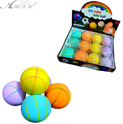 Игрушка антистресс Сквиш Мяч баскетбольный 5,5 см 6070-37 Игрушка антистресс Сквиш Мяч баскетбольный 5,5 см 6070-37