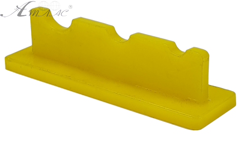 Подставка под три кисточки, Желтый пластик AS-0029 Подставка под три кисточки, Желтый пластик AS-0029