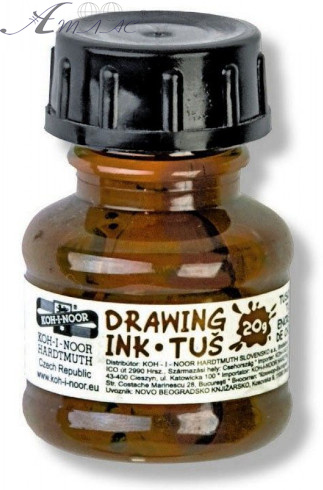 Туш K-I-N коричнева 20 мл 1417009, 141727