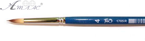 Пензлик синтетика Кругла № 4 художня Пензлик синтетика Кругла № 4 художня