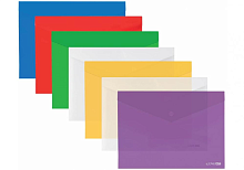 Папка на кнопке А3 Economix микс цветов  Е31317