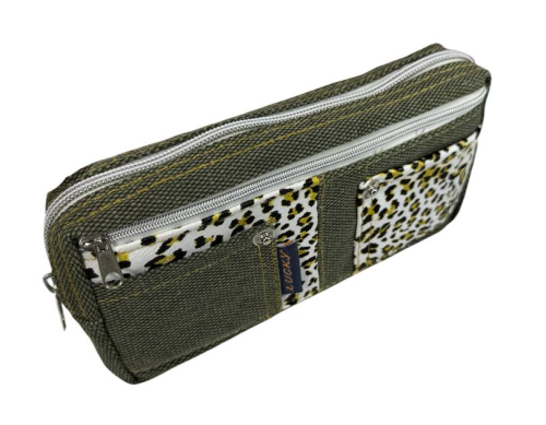 Пенал школьный LUCKY на двух змейках с кармашками  F2223-4 фото 2