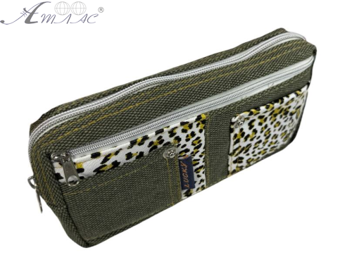 Пенал шкільний LUCKY на двох змійках із кишеньками  F2223-4 фото 2