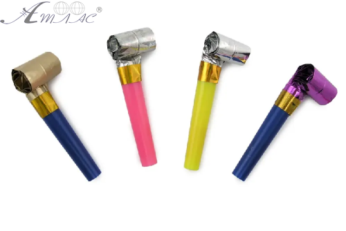 Іграшка Свисток карнавальний з "язиком"  06059 фото 2