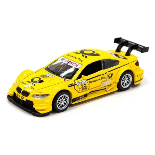 Машинка Techno Drive BMW M3 DTM желтая 250257 Машинка Techno Drive BMW M3 DTM желтая 250257