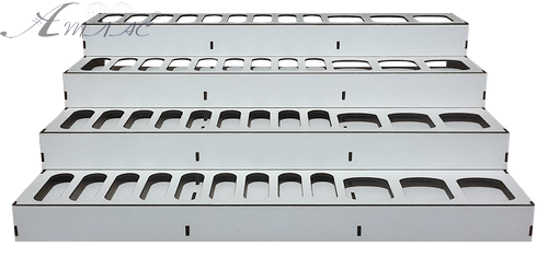 МДФ Подставка под Глиттер 10 + 30 мл - 36 + 12 шт AS-4290 МДФ Подставка под Глиттер 10 + 30 мл - 36 + 12 шт AS-4290