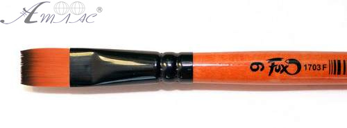 Пензлик синтетика Плоский № 9 художня Пензлик синтетика Плоский № 9 художня