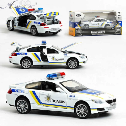 Машинка Автоэксперт Поліція BMW 15см двери свет звук 7777 фото 2 Машинка Автоэксперт Поліція BMW 15см двери свет звук 7777 фото 2