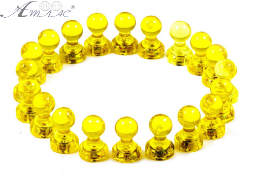 Магніти неодимимовий Пешка для дошки 16х11мм 1шт Жовті   06166 фото 3