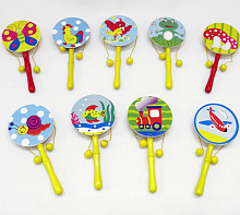 Игрушка Деревянная Погремушка микс  МD2845