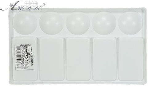 Палитра прямоугольная №  2/1 снежно белая 17,5 х 23 см  AS-0095 фото 2