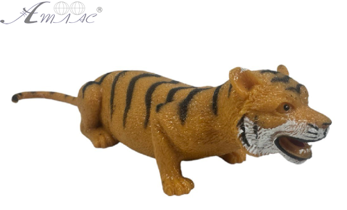 Игрушка силиконовая антистресс, дикие животные Тигр 14см 11997 Игрушка силиконовая антистресс, дикие животные Тигр 14см 11997