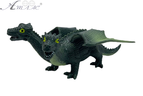 Игрушка Силиконовая тянучка Дракон двуглавый Зеленый 17 см 11679 Игрушка Силиконовая тянучка Дракон двуглавый Зеленый 17 см 11679