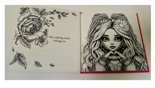 Раскраска Интегральная ASH 140х140мм 24 страницы твердая обложка  24255 фото 2