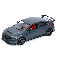 Машинка Kinsmart Honda Civic Type R 2024 Серая  KT5472W