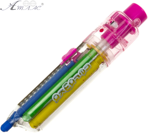 Крейда воскова Пегашка 6 в 1 кольорів у механічному олівці  04082