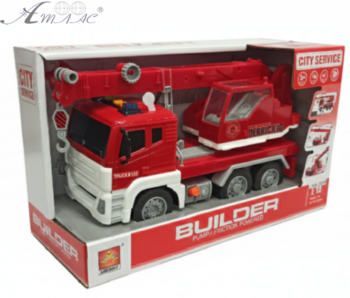 Игрушка Машинка City Service Стоительный Кран 32 см  WY812C фото 2