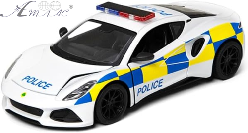 Машинка Kinsmart Lotus Emira Police металл KT5441WP Машинка Kinsmart Lotus Emira Police металл KT5441WP